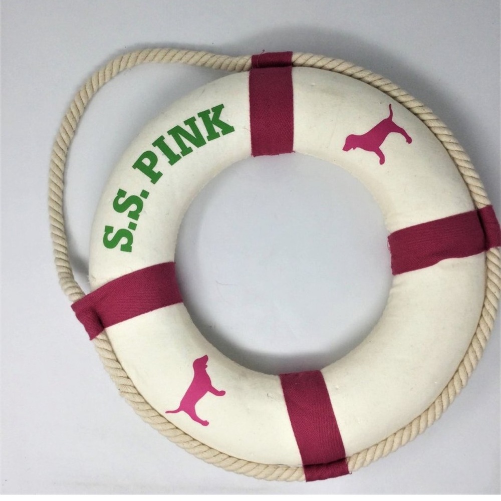 S.S. Pink Decorative Life Preserver